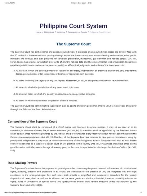 Philippine Court System – CACJ.